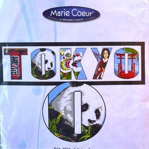 TOKYO Theme Marie Coeur le Broderie Passion counted Cross Stitch 4855 NEW